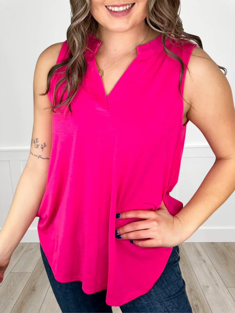 Dear Scarlett Is True Wrinkle-Free Gabby Tank Top - 8 colors! - Image 5